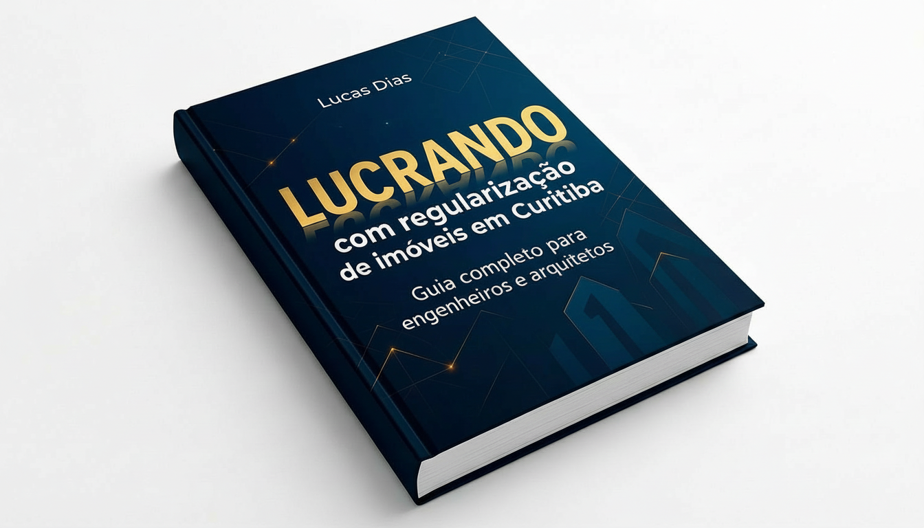 Mockup do ebook Lucrando com Regularização de Imóveis em Curitiba